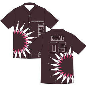 Maillot de baseball en polyester respirant grande taille unisexe avec logo personnalisé, nom et numéro imprimés en 3D par sublimation - Product Image 6