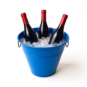 อ่างใส่เครื่องดื่มทรงกลมแบบทันสมัยถังแชมเปญเก็บความเย็นเบียร์สำหรับรับประทานอาหารกลางแจ้งหรือกิจกรรมในครอบครัว - Product Image 2