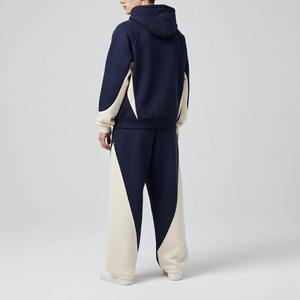 Chándal con Cordón y Serigrafía con Logotipo Personalizado al por Mayor OEM 2025, Ropa Deportiva de Invierno para Hombre y Mujer, Estilo Urbano, 100% Algodón - Product Image 2