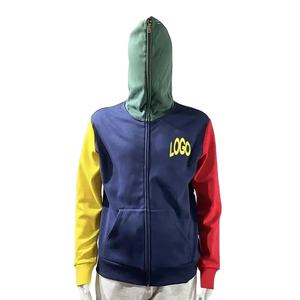 Sweats à capuche personnalisés pour hommes en hiver avec manches longues 100% coton polaire respirant et à séchage rapide Service OEM Logo personnalisé - Product Image 1