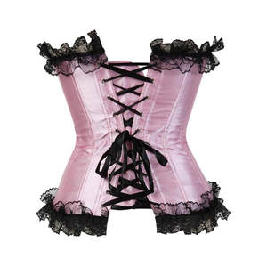 Corset en cuir de haute qualité de taille personnalisée pour femmes Corset de couleur unie respirant pour vêtements de club - Product Image 2