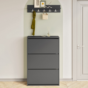 Wholesale Modern Elegant <b>Wall</b>-Mounted Stainless Steel Adjustable Height Coat <b>Rack</b> Shelf Sturdy Modular Furniture <b>for</b> Living Room - Product Image 4