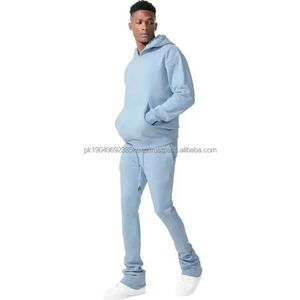 Survêtements pour hommes slim fit, vêtements de sport tendance en deux pièces, tenue de jogging moderne, tenue d'entraînement décontractée, tenue élégante pour tous les jours - Product Image 2