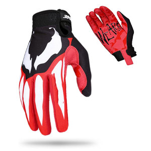 Gants de moto en cuir robustes à adhérence intégrale, design élégant, protection renforcée, gants de conduite en cuir - Product Image 1