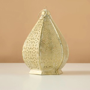 Linterna grave de aluminio con motivo de hojas Colores personalizados Decoración interior y exterior para el hogar y el jardín Diseño clásico relámpago - Product Image 3