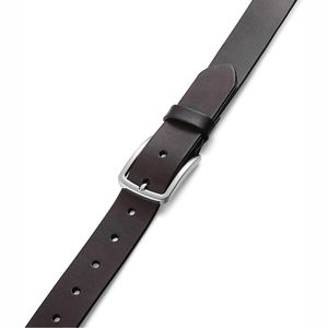 2025 nouvelle ceinture en cuir véritable pour hommes de qualité professionnelle travail décontracté avec boucle en alliage Durable - Product Image 2