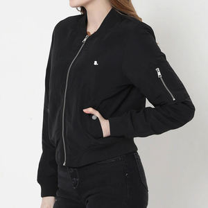 Fournisseur direct d'usine 2026, vestes bomber d'hiver pour femmes, tricotées, respirantes, écologiques, coupe-vent, de haute qualité, personnalisées - Product Image 2