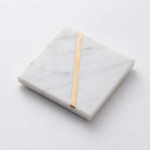 Juego de 2 posavasos de mármol de color atractivo de alta calidad con caja de posavasos de mármol posavasos naturales redondos - Product Image 6