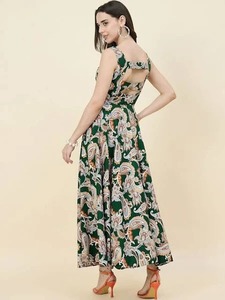 Vestido de algodón indio hecho a mano para el verano, elegante hasta la rodilla para mujer, cómodo regalo de novia personalizado, suministro ODM - Product Image 3