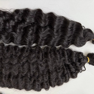 Paquetes rizados ondulados vietnamitas de alta calidad CDYHAIRVN, doble dibujado, no Remy, Raw, un donante para máquina, extensiones dobles - Product Image 1