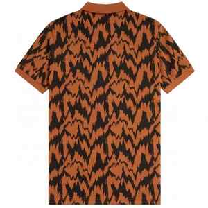 T-shirt d'été pour hommes 100% coton pour polos, multicolore, respirant, à manches longues et à revers, avec design solide, en tricot tendance. - Product Image 5