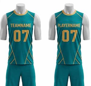 ชุดบาสเก็ตบอลแบบสั่งทำพิเศษสำหรับผู้ชาย เสื้อกล้ามและกางเกงขาสั้น ระบายอากาศได้ดี พิมพ์ลายแบบระเหิดสี - Product Image 6