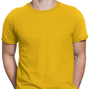 Camiseta de hombre extragrande de algodón 100% de alta calidad y peso pesado, lisa, con impresión personalizada en serigrafía e impresión digital. - Product Image 5