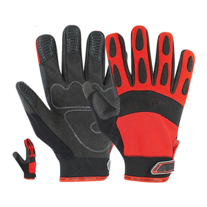 Gants de mécanicien en cuir Kokal OEM avec logo personnalisé, gants de travail de sécurité robustes avec grip renforcé - Product Image 4