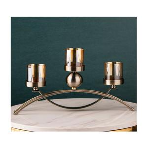 Porte-bougie en métal minimaliste moderne pour bougies chauffe-plat, bougies coniques et bougies piliers, idéal pour la maison, le bureau, la chambre à coucher et le salon - Product Image 1