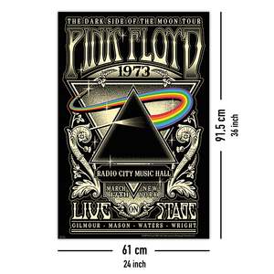 Pink Floyd Art Deco <b>Poster</b> Radio City Music Hall New York for Wall Decor - Product Image 5