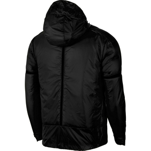 Blouson d'hiver pour homme avec logo personnalisé, bomber rembourré en duvet, nylon, toile, col montant fin, taille plus, position du logo sur le devant - Product Image 6
