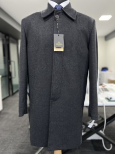 Autumn And Winter New Hot-selling <strong>Men's</strong> Double-breasted <strong>Coat</strong> Fashion Solid Color Long Woolen <strong>Trench</strong> <strong>Coat</strong> luxury elite