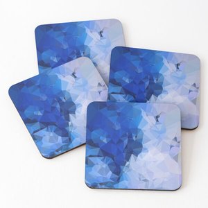 New Design Wood Coasters <b>square</b> Gray Color with Printed Kitchen Supplies <b>Placemats</b> Hot Selling Kitchen Ware Slate Coasters - Product Image 4