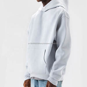 <b>Black</b> Hip Hop Hoodie Custom Logo Unisex Hoodie French Terry Custom Printed High Quality Oversized Hoodie - Product Image 2