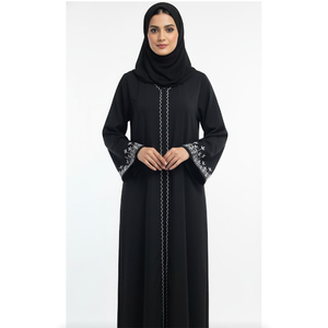 ชุดอาบายะห์ผู้หญิงทันสมัย เสื้อผ้าอิสลามแบบยาว ชุดสุภาพ เหมาะสำหรับใส่ในชีวิตประจำวันและโอกาสพิเศษ - Product Image 3