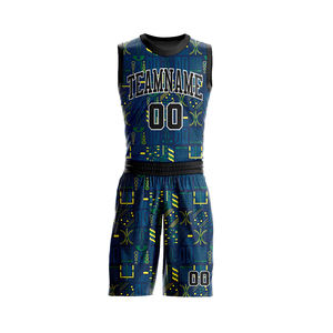 Kit de uniforme de baloncesto de servicio OME, ropa deportiva sin mangas, conjunto de uniforme de baloncesto con diseño de sublimación personalizado - Product Image 1