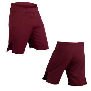 Premium 100% Polyester Satin MMA Fight Shorts Personnalisable BJJ Grappling Solid Pattern Drawstring Mma Shorts - Product Image 1