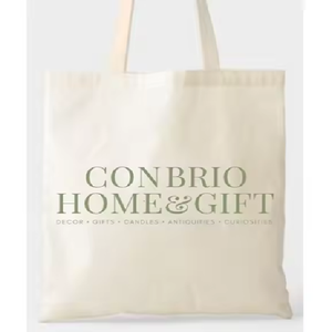 Sac fourre-tout en toile de coton biodégradable imprimé sur mesure Sac d'épicerie pliable écologique avec coutures renforcées - Product Image 3