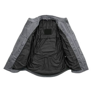 Oem Odm Service Available Men's Denim <b>Jean</b> Jacket Casual Wear Denim Button <b>Up</b> Coat Oversize Denim Jacket For Men - Product Image 3