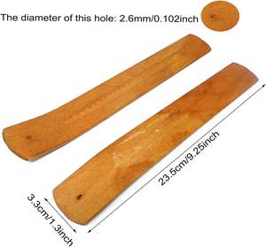 Wooden <b>Incense</b> <b>Sticks</b> <b>Holder</b> Lightweight <b>Incense</b> Burner Ash Catcher Wooden <b>Incense</b> Tray for Home Fragrance Decor or Hotel - Product Image 2