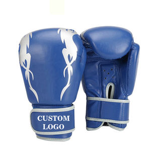 Guantes de boxeo de cuero PVC/PU personalizados para adultos de 6oz a 16oz de tamaños para entrenamiento y lucha MMA OEM aceptable - Product Image 2