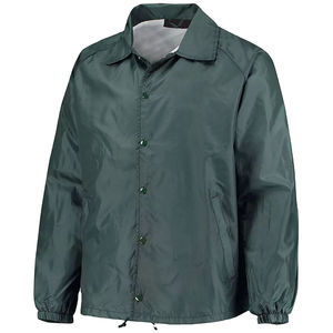 Chaqueta cortavientos con cuello levantado cómoda personalizada 2025, gimnasio, Fitness, venta al por mayor, diseño de lona transpirable impermeable para invierno - Product Image 1