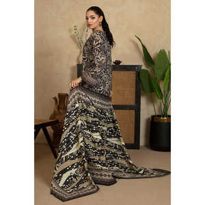 ชุดสูทผ้าฝ้ายลินินพิมพ์ลาย 3 ชิ้นสำหรับผู้หญิง พร้อมผ้าคลุมไหล่ รุ่น WNS-52053 - Product Image 5