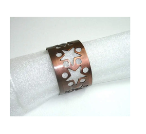 ห่วงรัดผ้าเช็ดปากทองแดงอุปกรณ์เสริมสำหรับบาร์คุณภาพสูงดีไซน์เนอร์แบบพรีเมี่ยม - Product Image 3