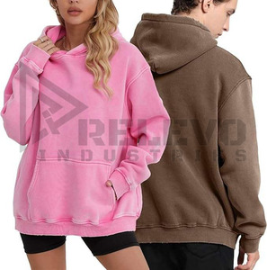 Sudadera Lisa de Algodón Terry para Hombre, Estilo Informal, Holgada y Extra Grande, de Alta Calidad, Precio Bajo - Product Image 4