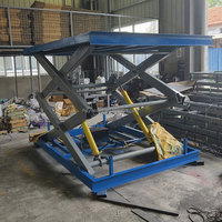 Plateforme élévatrice à ciseaux hydraulique fixe industrielle robuste pour le chargement et le déchargement