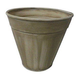 Maceta redonda de hierro moderna con cobre antiguo utilizable para macetas y suministros de jardín decorativos dorados para el hogar macetas de flores - Product Image 5