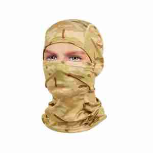 Balaclava de camouflage de chasse professionnelle, légère, respirante, séchage rapide, couvrant tout le visage, masque pour les sports de plein air, 100% - Product Image 3