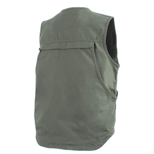 Nouveau gilet de chasse fait de haute qualité coton daim finition épaules rembourré gilet de chasse avec 12 boucles cartouches gilet de gardien de jeu - Product Image 2