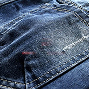 2025 Adult Casual Jeans <b>Shorts</b> Unique Style 100% Cotton <b>Elastic</b> Mid <b>Waist</b> Solid Pattern Lightweight-Wholesale - Product Image 4