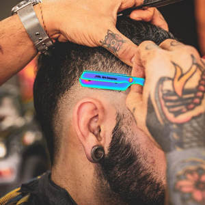 Rasoir droit de barbier Rasoir professionnel à gorge coupée pour une précision et un confort ultimes Conception de poignée ergonomique - Product Image 6