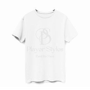 เสื้อยืดผ้าฝ้าย100% คุณภาพสูงสำหรับผู้ชายแบบปกติพอดีตัวโลโก้กำหนดเองได้พิมพ์โลโก้200g สีขาวทึบปรับแต่งได้ - Product Image 3