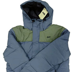 Chaqueta de invierno de alta calidad para mujer con diseño de plumas de pato, chaqueta acolchada teñida de poliéster liso - Product Image 1