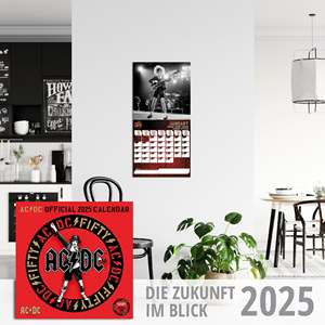 2025 AC/DC Printed Paper <b>Calendar</b> - Product Image 4