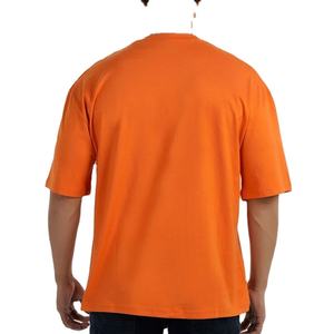 Oversize Wholesale Plus Size Summer Wear Comfortable <b>T</b>-<b>Shirt</b> Solid Color <b>Longline</b> Baggy Down Shoulder Lightweight Fabric - Product Image 6