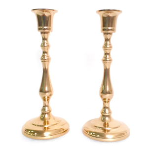 Bougeoir en laiton poli de qualité supérieure pour la décoration de mariage Nouveauté Bougeoir moderne - Product Image 1