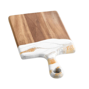 Haute qualité nouveau style bois et résine planche à fromage fête d'anniversaire ustensiles de cuisine bureau fête Restaurant vaisselle décorer utilisé - Product Image 3