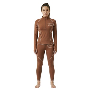 Conjunto Deportivo de 2 Piezas con Cierre de Cremallera para Mujer, Ropa Deportiva Elástica para Gimnasio, Yoga y Entrenamiento - Product Image 3