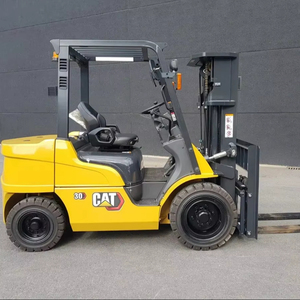 New 3 Ton CAT Gasoline Engine Forklift 1220mm <b>Fork</b> Length 125mm <b>Fork</b> Width Outdoor Use Manual Seat Operator 3-Year Warranty - Product Image 1