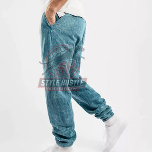 Pakistan Made Cheap Price Solid Color Acid Wash <b>Trouser</b> High Quality Comfortable Men Casual <b>Trouser</b> - Product Image 3